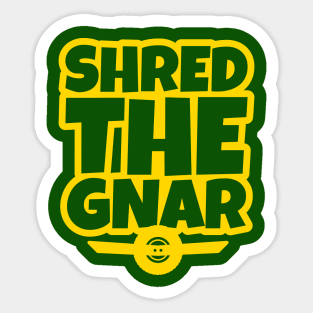 OneWheel Graphic - Shred The Gnar Sticker